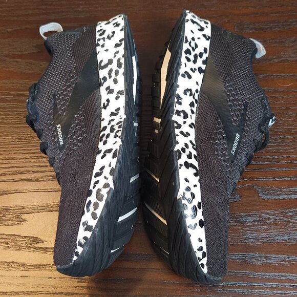 Brooks Revel 4 Black / Snow Leopard Running Sneakers Women’s Size 7.5 - Picture 3 of 7
